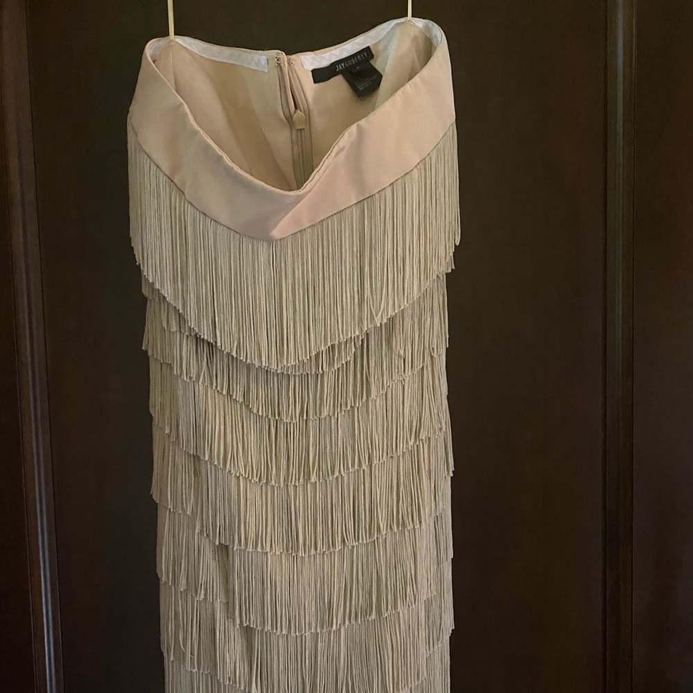 JAY GODFREY MINI FRINGE DRESS